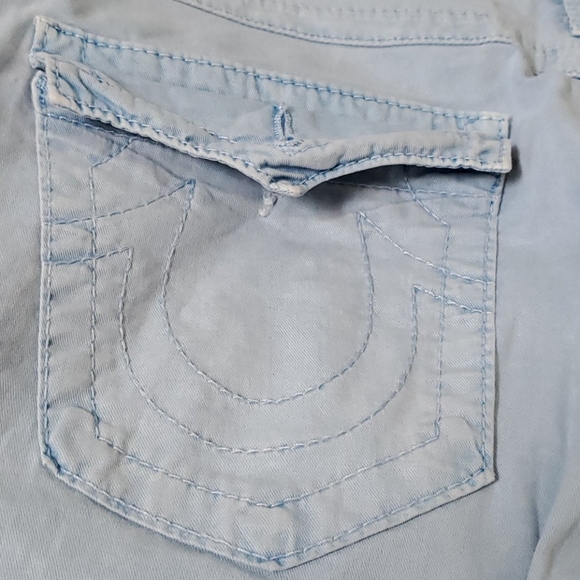 Pre-owned! Women Blue True Religion Pants Size 26 - Picture 8 of 8